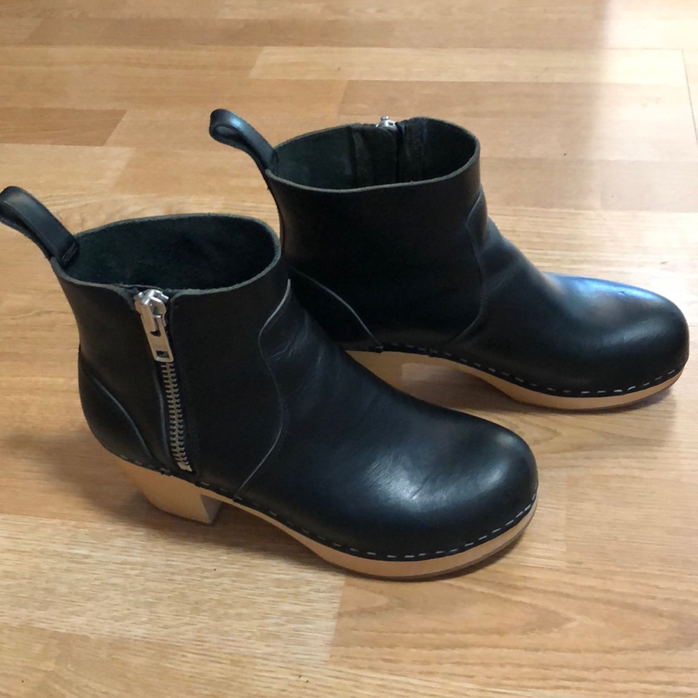 Swedish Hasbeens Zip It Emy Boots